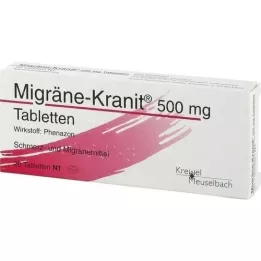 MIGRÄNE KRANIT 500 mg tablets, 20 pcs