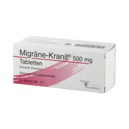 MIGRÄNE KRANIT 500 mg tablets, 50 pcs