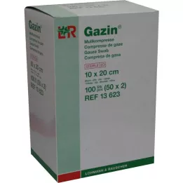 GAZIN Gauze comp. 10x20 cm sterile 8-fold, 50x2 pieces