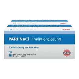 PARI NaCl inhalation solution ampoules, 120X2.5 ml