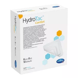 HYDROTAC Comfort foam association 8x8 cm sterile, 10 pcs