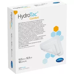 HYDROTAC Comfort foam association 12.5x12.5 cm sterile, 10 pcs