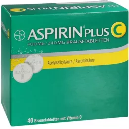 ASPIRIN Plus C effervescent tablets, 40 pcs