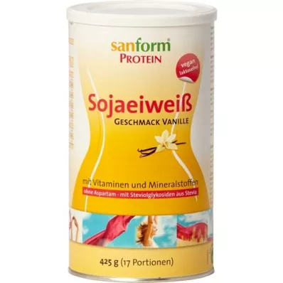 SANFORM Protein Sojaeiweiß Vanille Pulver, 425 g