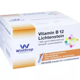 VITAMIN B12 1.000 μg Lichtenstein Ampullen, 100X1 ml