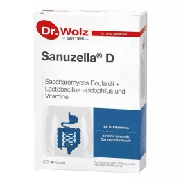 SANUZELLA D Cellulose Capsules, 60 pcs