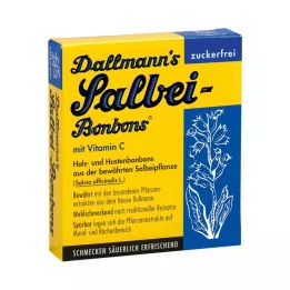 DALLMANNS Sage Bonbons sugar-free, 20 pcs