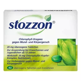 STOZZON Chlorophyll coated tablets, 40 pcs