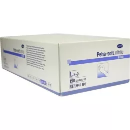 PEHA-SOFT Nitrile Fino Unt.Hands.unsteril PF L, 150 pcs