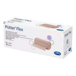 PÜTTER Flex bandage 8 cmx5 m, 10 pcs