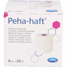 PEHA-HAFT fixation bandage latex-free 8 cmx20 m, 1 pcs