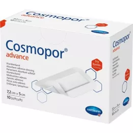 COSMOPOR Advance Wound Association 5x7.2 cm, 10 pcs