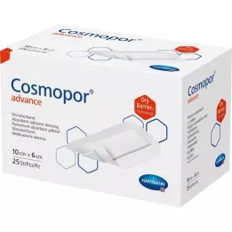 COSMOPOR Advance Wound Association 6x10 cm, 25 pcs