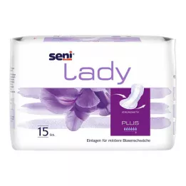 SENI Lady Incontinence Pad plus, 15 pcs