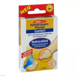 HÜHNERAUGENPFLASTER Comfort hydrocolloid, 6 pcs