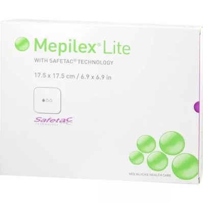 MEPILEX Lite foam association 17.5x17.5 cm sterile, 5 pcs