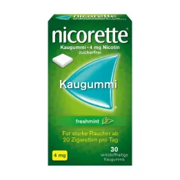 NICORETTE 4 mg freshmint chewing gum, 30 pcs