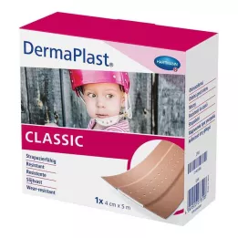 DERMAPLAST CLASSIC Wound plaster 4 cmx5 m, 1 piece
