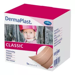 DERMAPLAST CLASSIC Wound plaster 8 cmx5 m, 1 pc