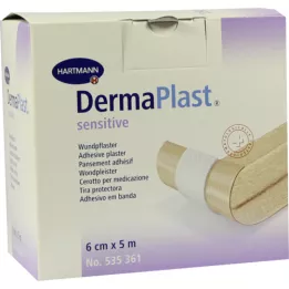 Dermaplast Sensitive patch 6 cmx5 m, 1 pcs