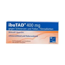 IBUTAD 400 mg for pain and fever, film-coated tablets, 50 pcs