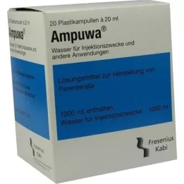 AMPUWA Plastic ampoules injection/infusion, 20x20 ml