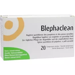 BLEPHACLEAN Compresses Sterile, 20 pcs