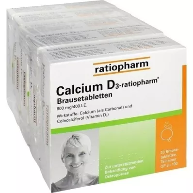 CALCIUM D3-ratiopharm Break tablets, 100 pcs