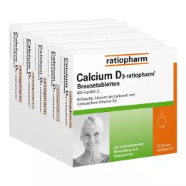 CALCIUM D3-ratiopharm effervescent tablets, 100 pcs