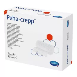 PEHA CREPP Fixation bandage 6 cmx4 m, 20 pcs
