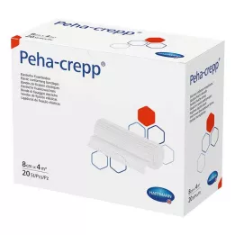 PEHA CREPP Fixation bandage 8 cmx4 m, 20 pcs