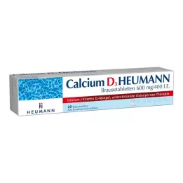 CALCIUM D3 Heumann effervescent tablets 600 mg/400 IU, 20 pcs