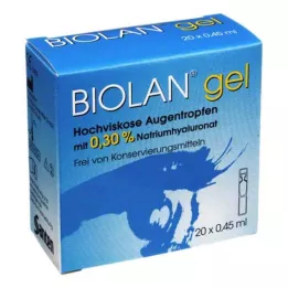BIOLAN Gel eye drops, 20X0.45 ml