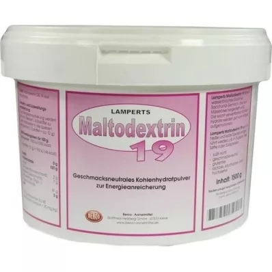 MALTODEXTRIN 19 Lamperts powder, 1500 g