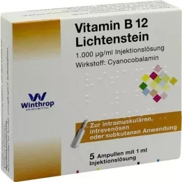 VITAMIN B12 1,000 μg Lichtenstein ampoules, 5x1 ml