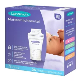 LANSINOH Breast milk bags, 25 pcs