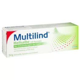 MULTILIND Healing ointment M.Nystatin and zinc oxide, 50 g