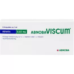 ABNOBAVISCUM Abietis 0.02 mg ampoules, 8 pcs