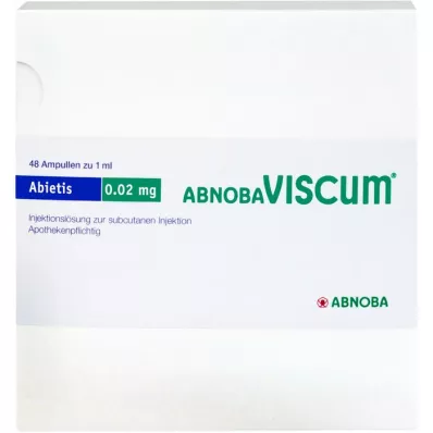 ABNOBAVISCUM Abietis 0.02 mg ampoules, 48 pcs