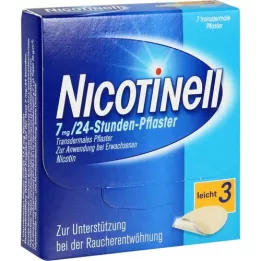 NICOTINELL 7 mg/24-hour plaster 17.5 mg, 7 pcs