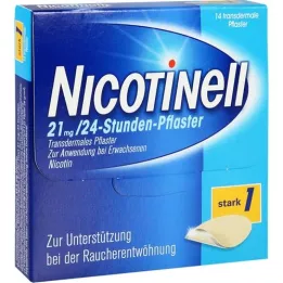 NICOTINELL 21 mg/24-Stunden-Pflaster 52,5mg, 14 St