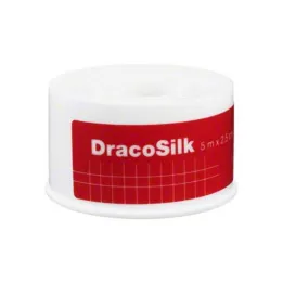 Dracosilk roll plaster 5m x 2.5 cm, 1 piece