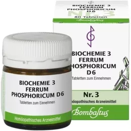 BIOCHEMIE 3 Ferrum phosphoricum D 6 tablets, 80 pcs