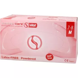 SEMPERCARE Vinyl under.gloves unst.gepud.Gr.M, 100 pcs