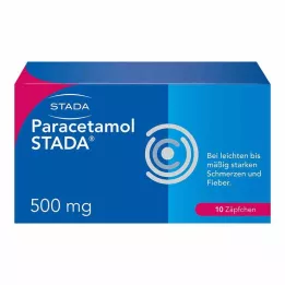 PARACETAMOL STADA 500 mg suppositories, 10 pcs