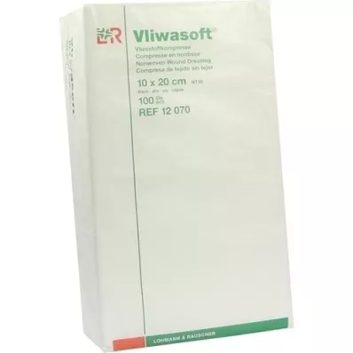 VLIWASOFT Vlies compresses 10x20 cm Unstertil 4l., 100 pcs