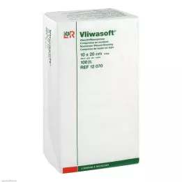 VLIWASOFT Fleece compresses 10x20 cm non-sterile 4l., 100 pieces