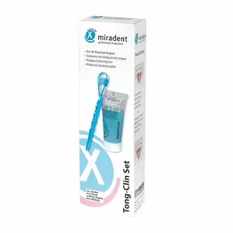 MIRADENT Tongue cleaning set Tong-Clin, 1 piece