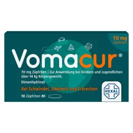 VOMACUR 70 suppositories, 10 pcs