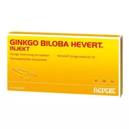 GINKGO BILOBA HEVERT Injecteert ampoules, 10 st
